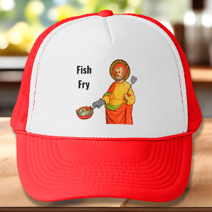 Casquette Fry de poisson (détail St. Peter)