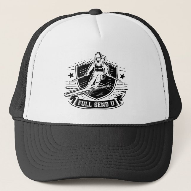 Casquette Full Send University Skiing (Devant)