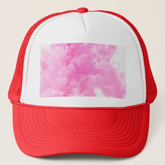 Casquette fumée rose (Devant)