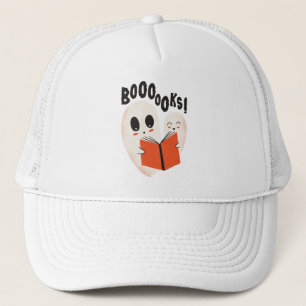 Casquette Funny Bookworm Ghost Halloween Costume Booooks