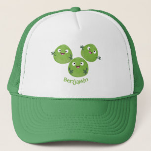 Casquette Funny Brussels sprouts légumes caricature