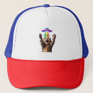 Casquette Funny Chat Selfie Alien UFO Hilariant personnalisa