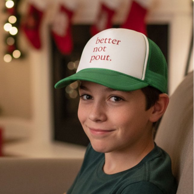 Casquette Funny Christmas Better Not Pout Simple Cute  (Créateur téléchargé)