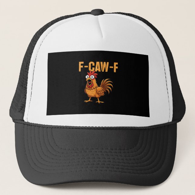 Casquette Funny Crow Humor Gothic F-Caw-F (Devant)