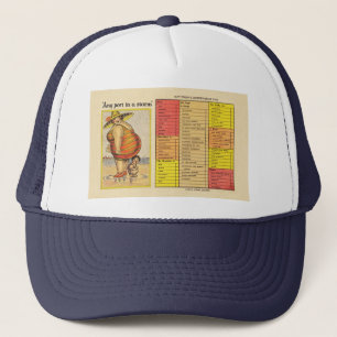 Casquette Funny Fat Lady sur la plage