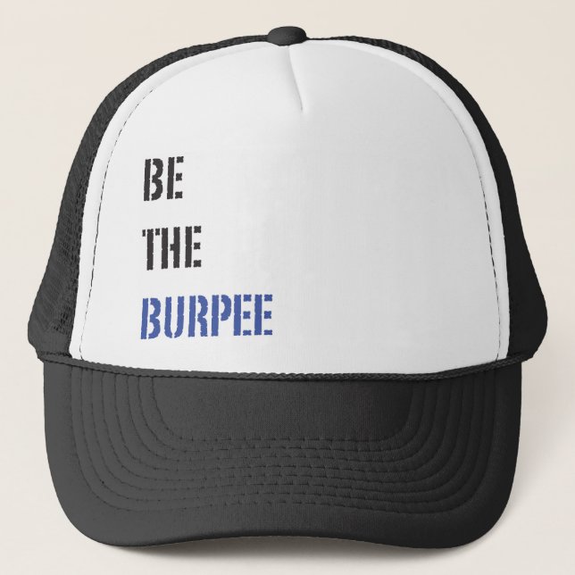Casquette Funny Fitness Burpee Humour de salle de sport (Devant)