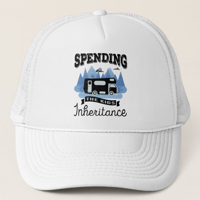 Casquette Funny Motorhome RV Retraite Cadeau Papa (Devant)
