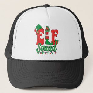 Casquette Funny Père Noël Elf Squad Noël Famille Corresponda