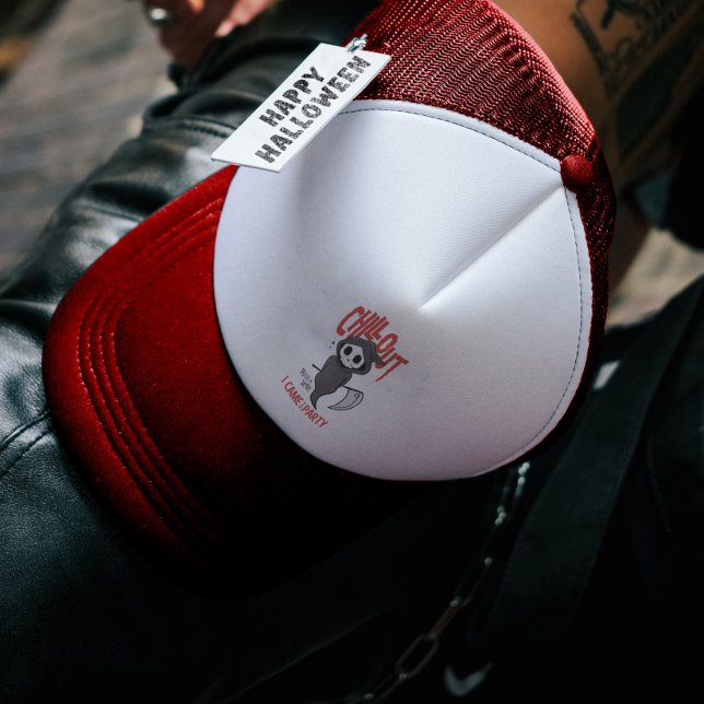 Casquette Funny Sarcastique GrimReaper Halloween Party (Funny Sarcastic GrimReaper Halloween Party Trucker Hat)