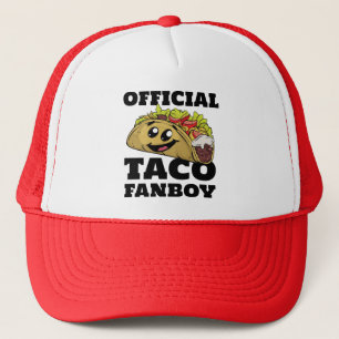 Casquette Funny Taco Fanboy Humour mexicain d'amoureux de la