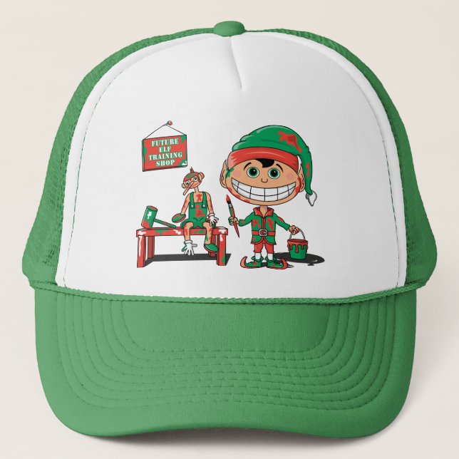 Casquette Futur Christma Elf dans la formation (Devant)