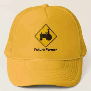Casquette Futur jaune d'agriculteur