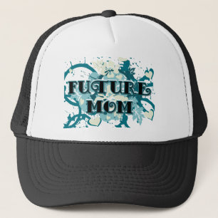 Casquette Future Mom - Coeurs et fleurs