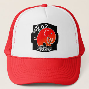 Casquette G.O.P. Éléphant moins de gouvernement (casquette