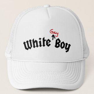 Casquette gai blanc de garçon