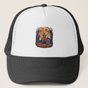 Casquette Gains de cour de récréation Squelette soulevant Ha