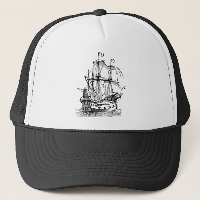 Casquette Gallion - Noir (Devant)