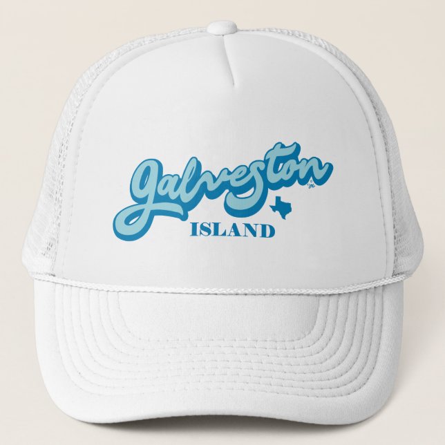 Casquette Galveston Island Texas, Gulf Coast, Beach (Devant)