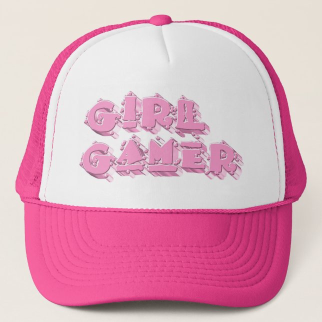 Casquette Gamer de fille mignon (Devant)