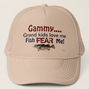 Casquette Gammy...Les grands enfants m'aiment Poisson Peur m