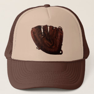 Casquette Gant de baseball en cuir antique de sport vintage