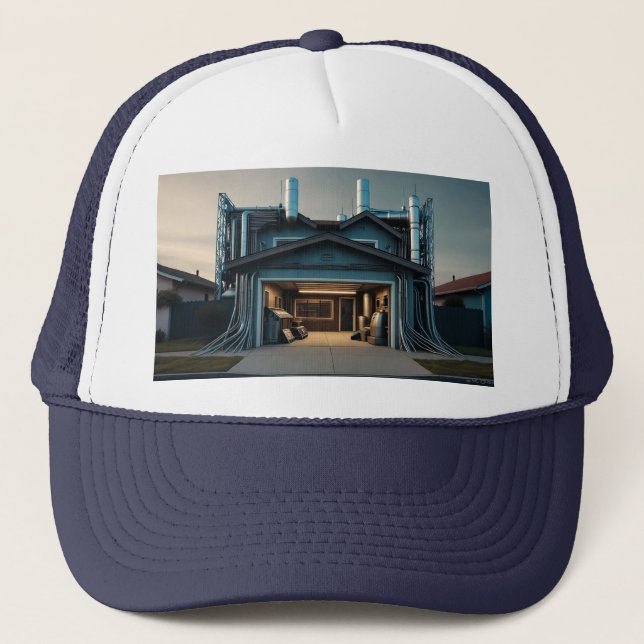 Casquette Garage Tech Upgrade black hat (Devant)