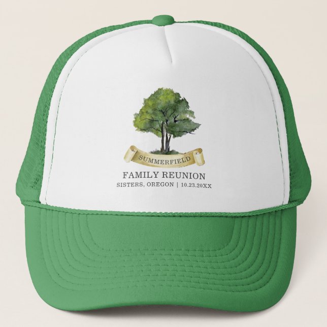 Casquette Garde de correspondance des vacances dans l'arbre  (Devant)