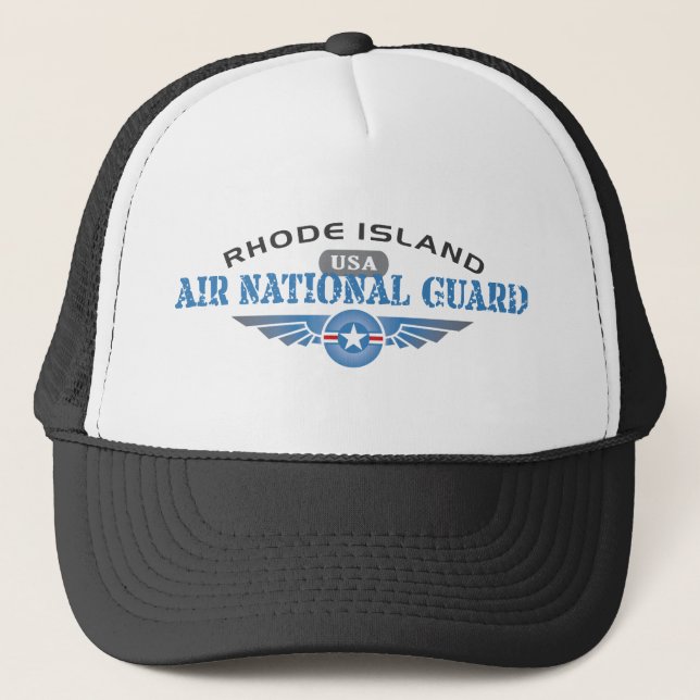 Casquette Garde nationale d'air d'Île de Rhode (Devant)