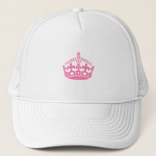 Casquette Gardez calme couronne rose de victoire