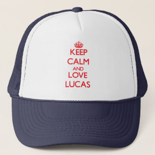 Casquette Gardez le calme et aimez Lucas