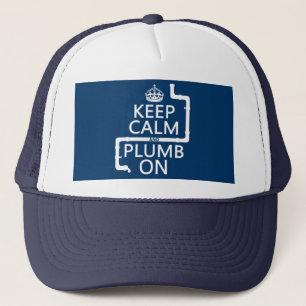 Casquette Gardez le calme et le plomb sur