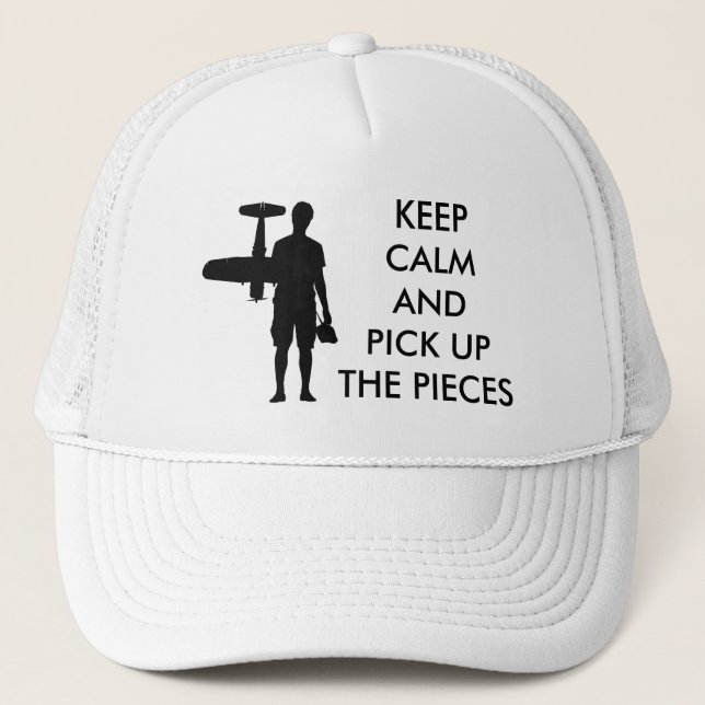 Casquette Gardez le calme et prenez les morceaux (Devant)
