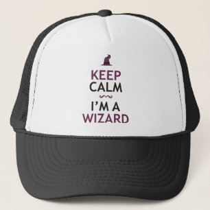 Casquette Gardez le calme que je suis un magicien