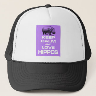 Casquette Gardez le pourpre de calme et de conception de