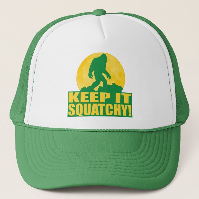 Casquette GARDEZ-LE SQUATCHY ! ÉCORCE spéciale à l'édition (Devant)