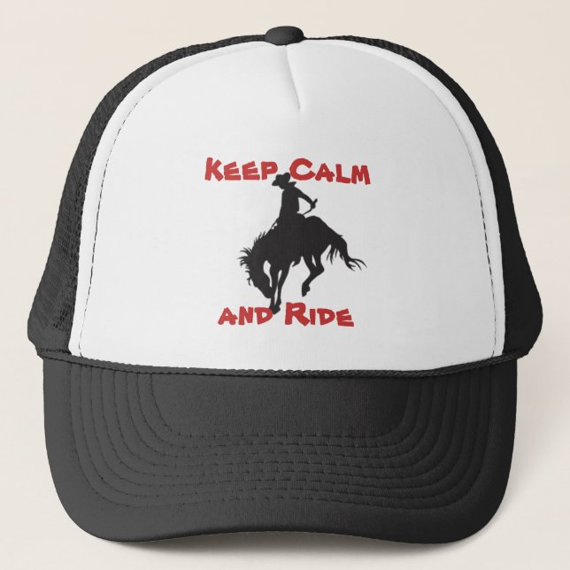 Casquette Gardez le type de Bronco calme (Devant)