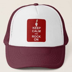 Casquette Gardez votre calme et Rock On