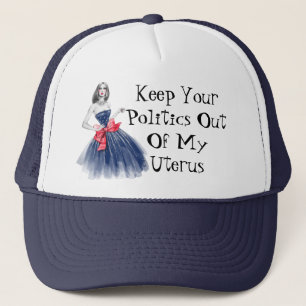 Casquette Gardez Votre Politique Hors De Mon T-shirt Uterus