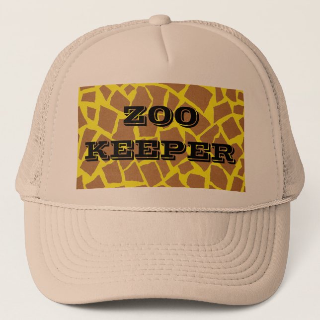 Casquette Gardien du zoo (Devant)