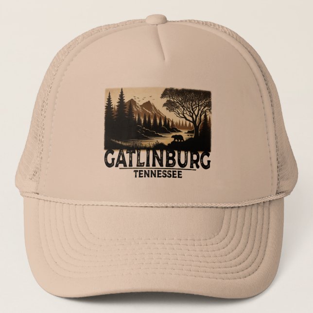 Casquette Gatlinburg Tennessee Vintage Smoky Mountains (Devant)