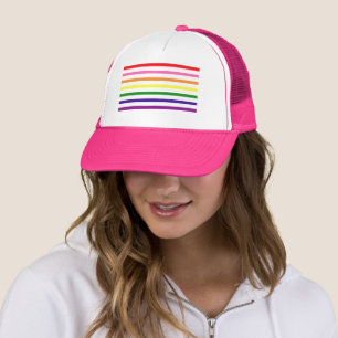 Casquette Gay pride de bandes arc-en-ciel colorées