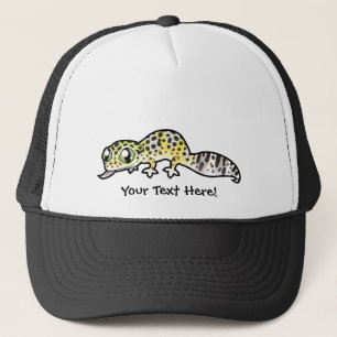 Casquette Gecko de léopard de bande dessinée