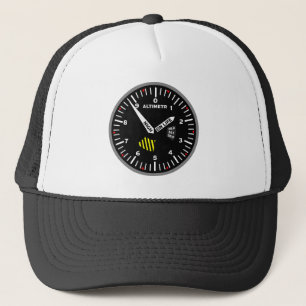 Casquette Geek de l'aviation pilote Altimeter