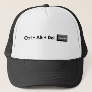Casquette Geeky Control Alt Del Réunions