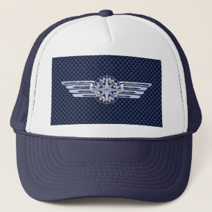 Casquette Général Air Pilote Chrome Comme Ailes Compass