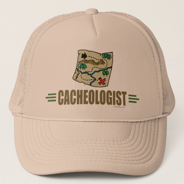 Casquette Geocaching humoristique (Devant)