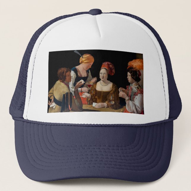 Casquette Georges de la Tour - Cheat avec l'As des Diamants (Devant)