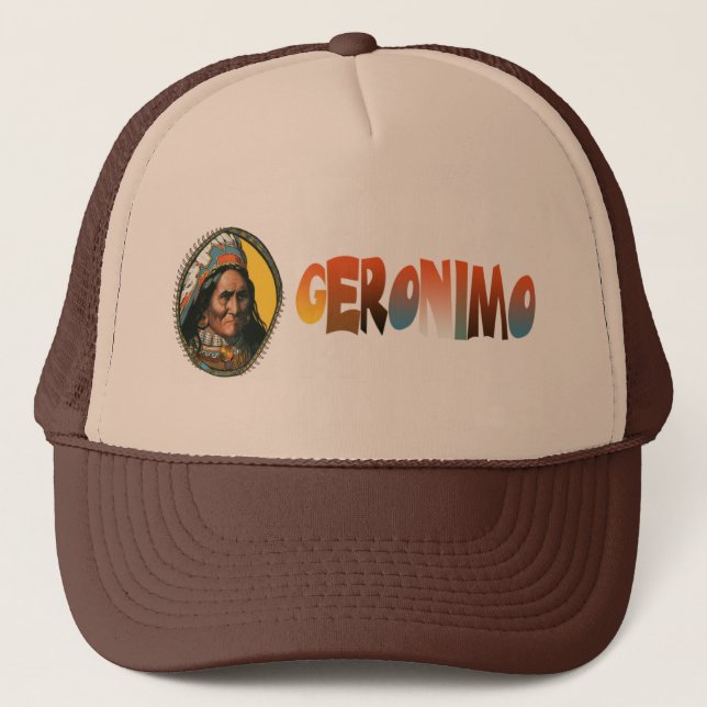 Casquette Geronimo, leader Apache (Devant)