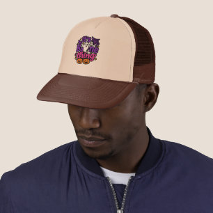 Casquette Ghost & Citrouille mignon - Halloween heureux