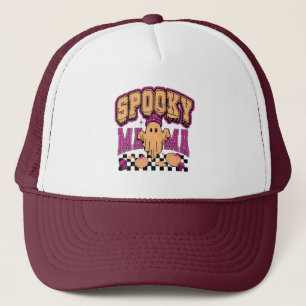 Casquette Ghost Éffrayant Mama Retro Halloween Design Vintag